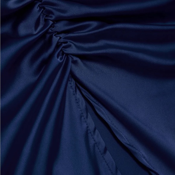 Navy blue midi dress - Picture 3 of 4